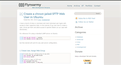 Desktop Screenshot of flynsarmy.com